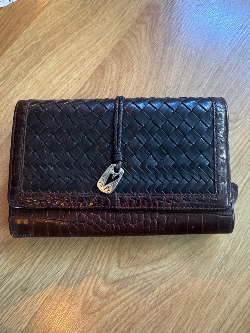 Brighton 🖤 Heart Beautiful Vintage Organizer Wallet Clutch Y2K Chic